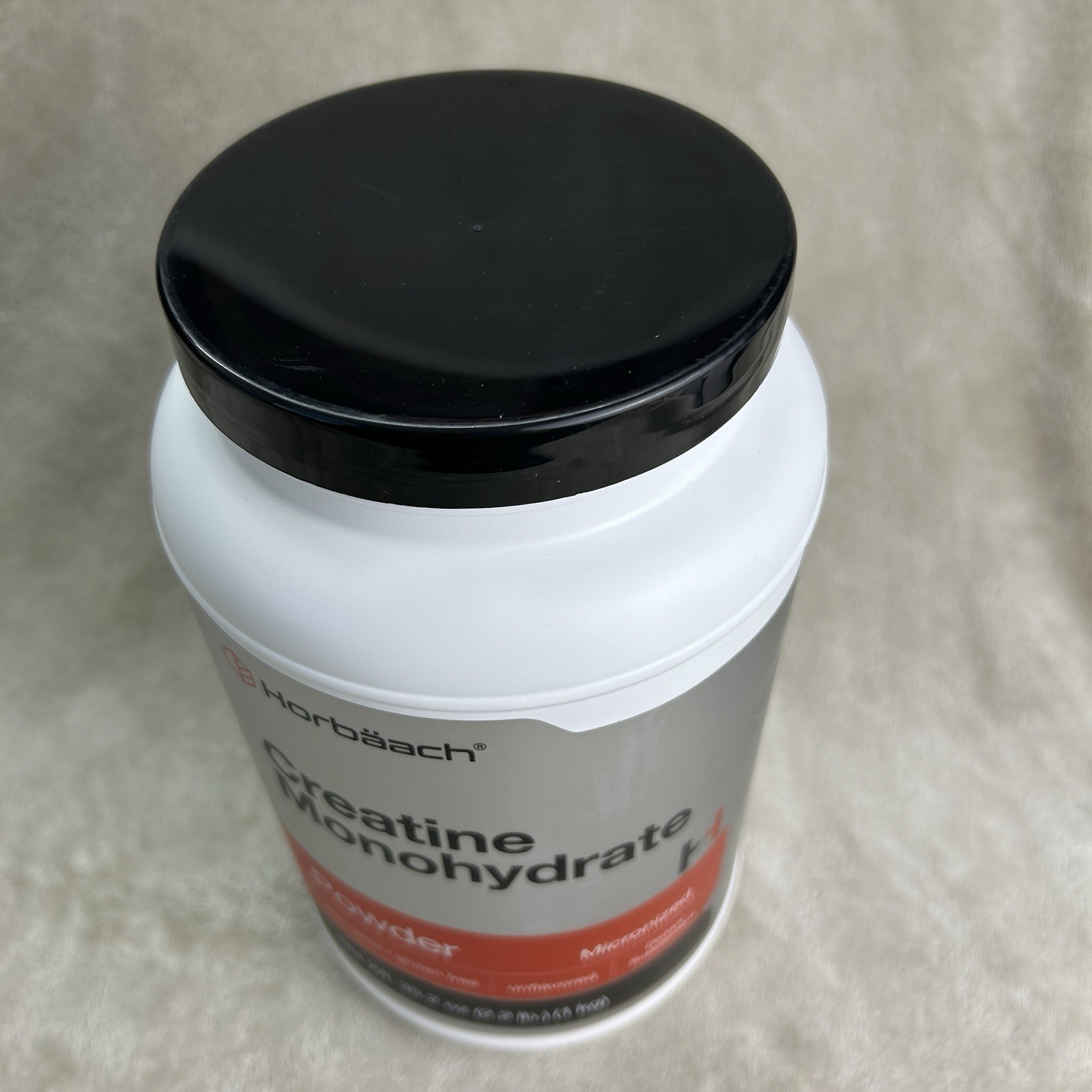 Horbaach Creatine Monohydrate Powder Micronized Unflavored 35.2oz EXP 11/2026