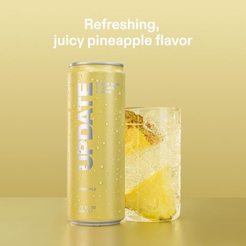 Energy Drink Pack, Caffeine Free, Zero Sugar, No Jitters, No Crash, Pineapple