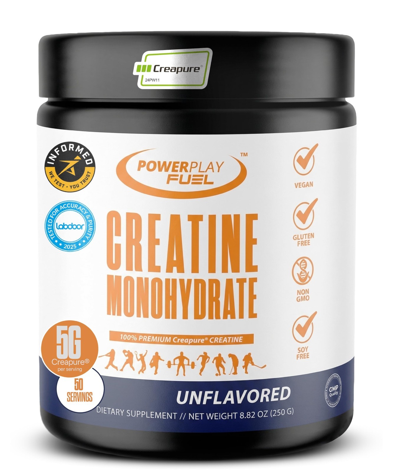 Pure Micronized Creatine Monohydrate Powder – Boost Muscle Strength & Recovery,