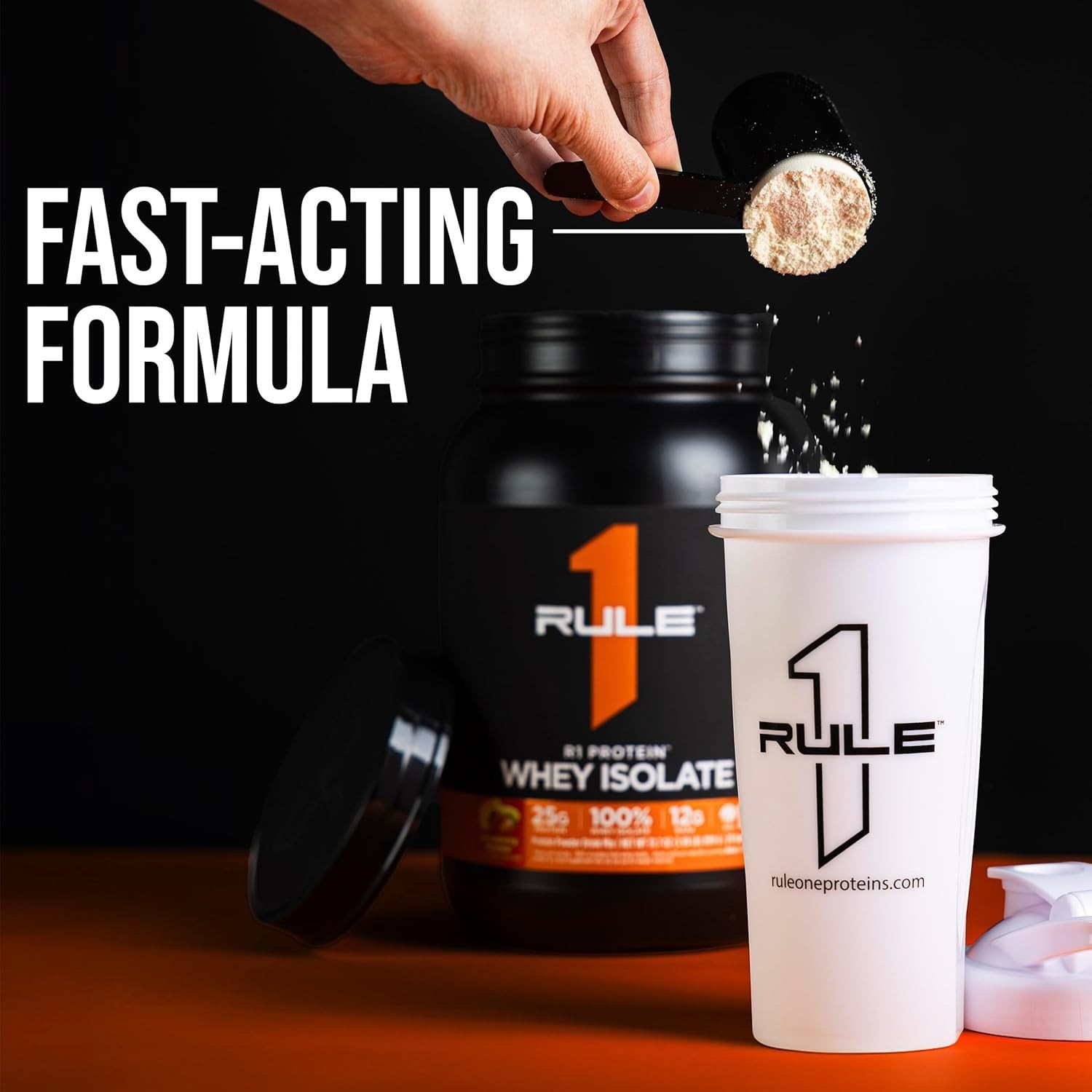 Rule 1 R1 Protein Whey Isolate – with 25g Protein & 6g BCAA Exclusively from …