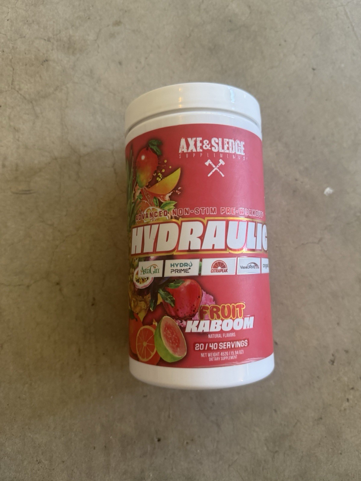 Axe & Sledge Hydraulic Whiskey + Cola Pump Non-Stim Pre Workout, 40 Servings
