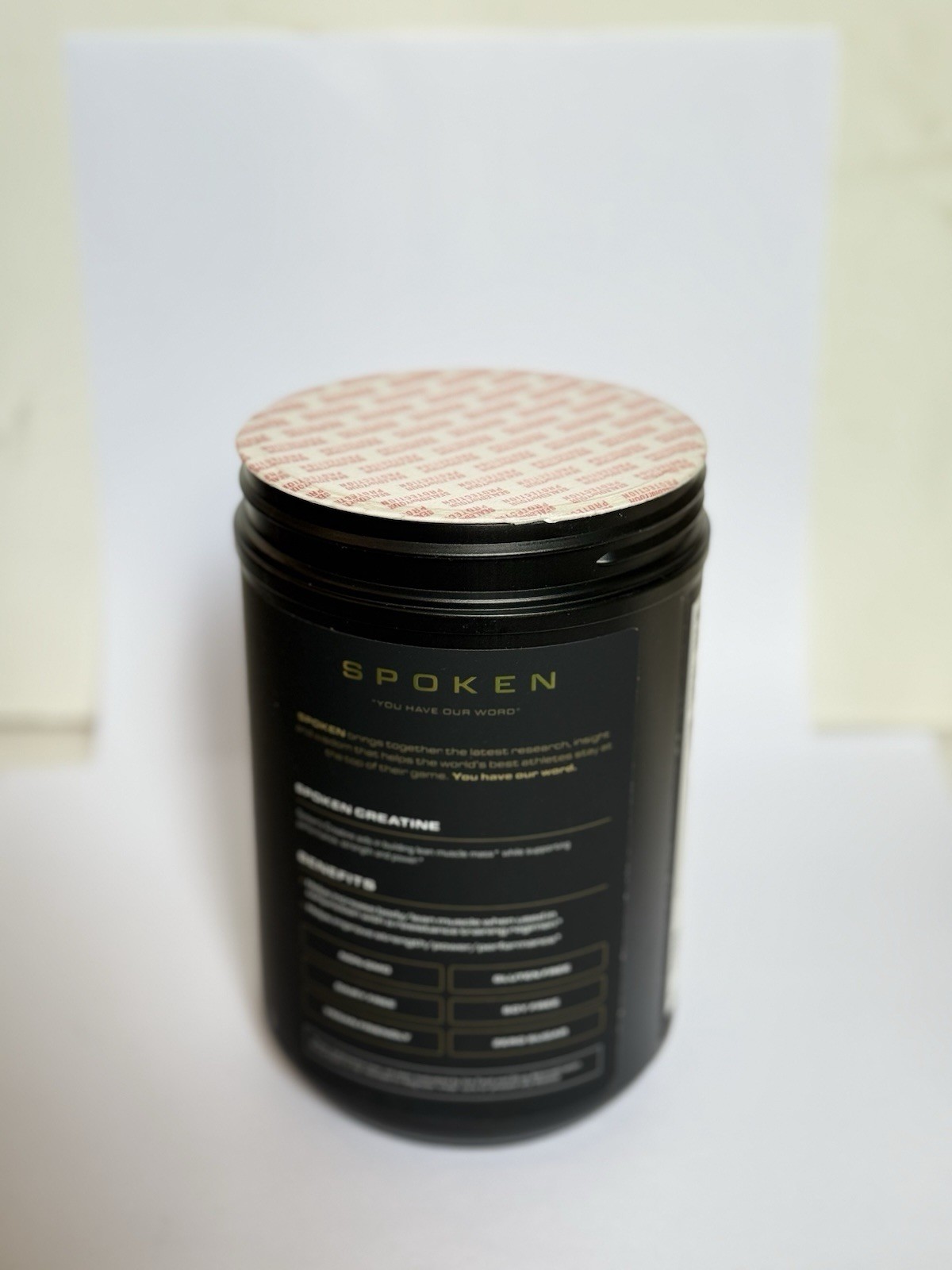 Spoken Creatine Monohydrate 454g (16 oz) – 90 Servings, Unflavoured Powder