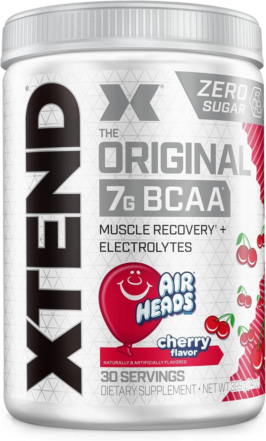 Xtend Original BCAA 7g Air Heads Cherry Flavor, 30 Servings, Exp 9/2027