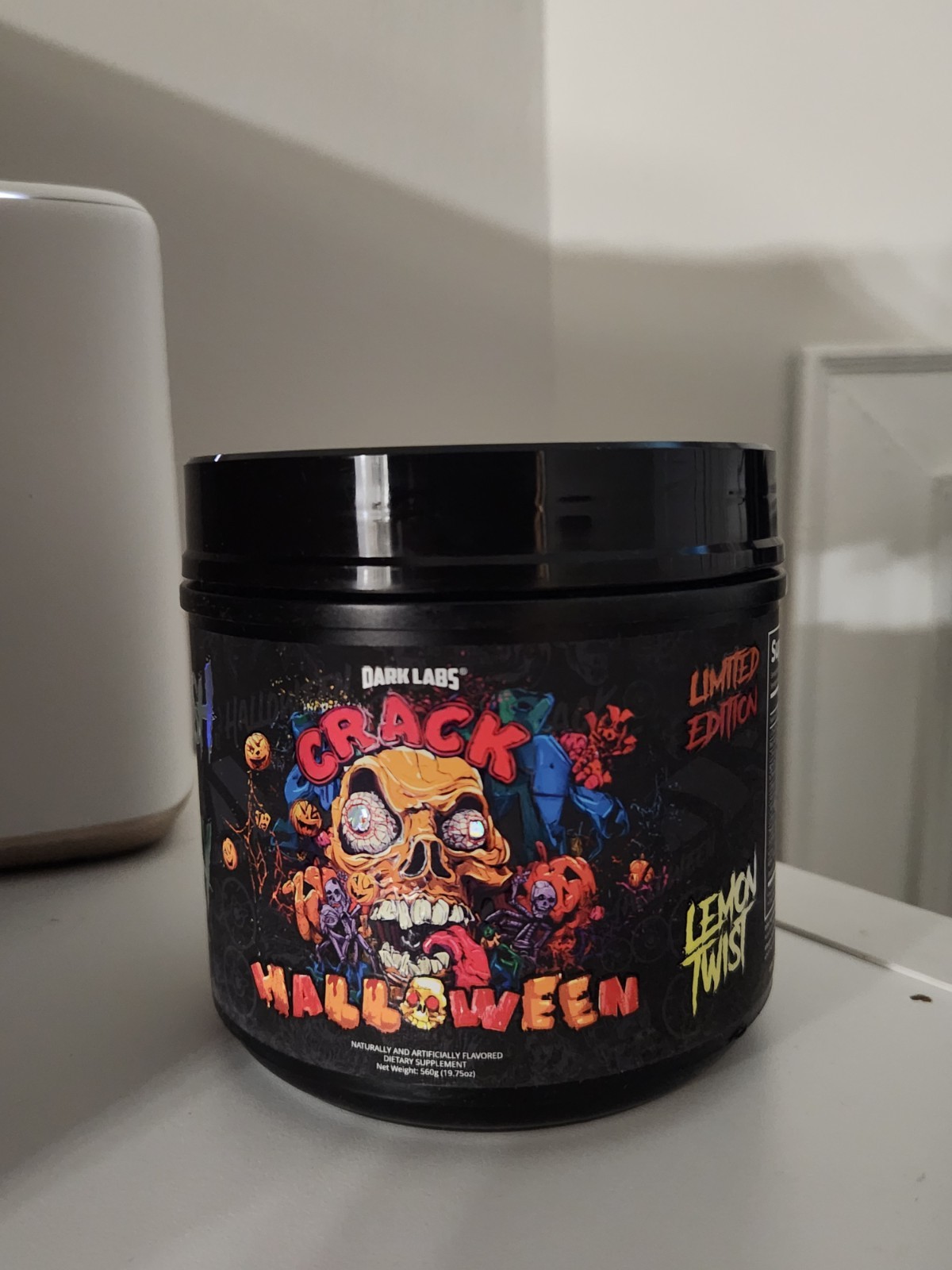 DARK LABS Halloween Limited Edition Pre -Workout, Lemon Twist Flavor