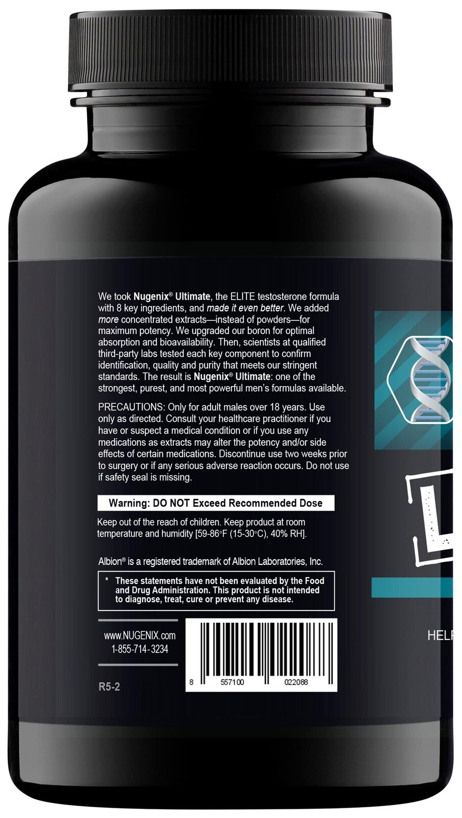 Nugenix® ULTIMATE Free Testosterone Booster & Libido Boost for Men 120 Capsules
