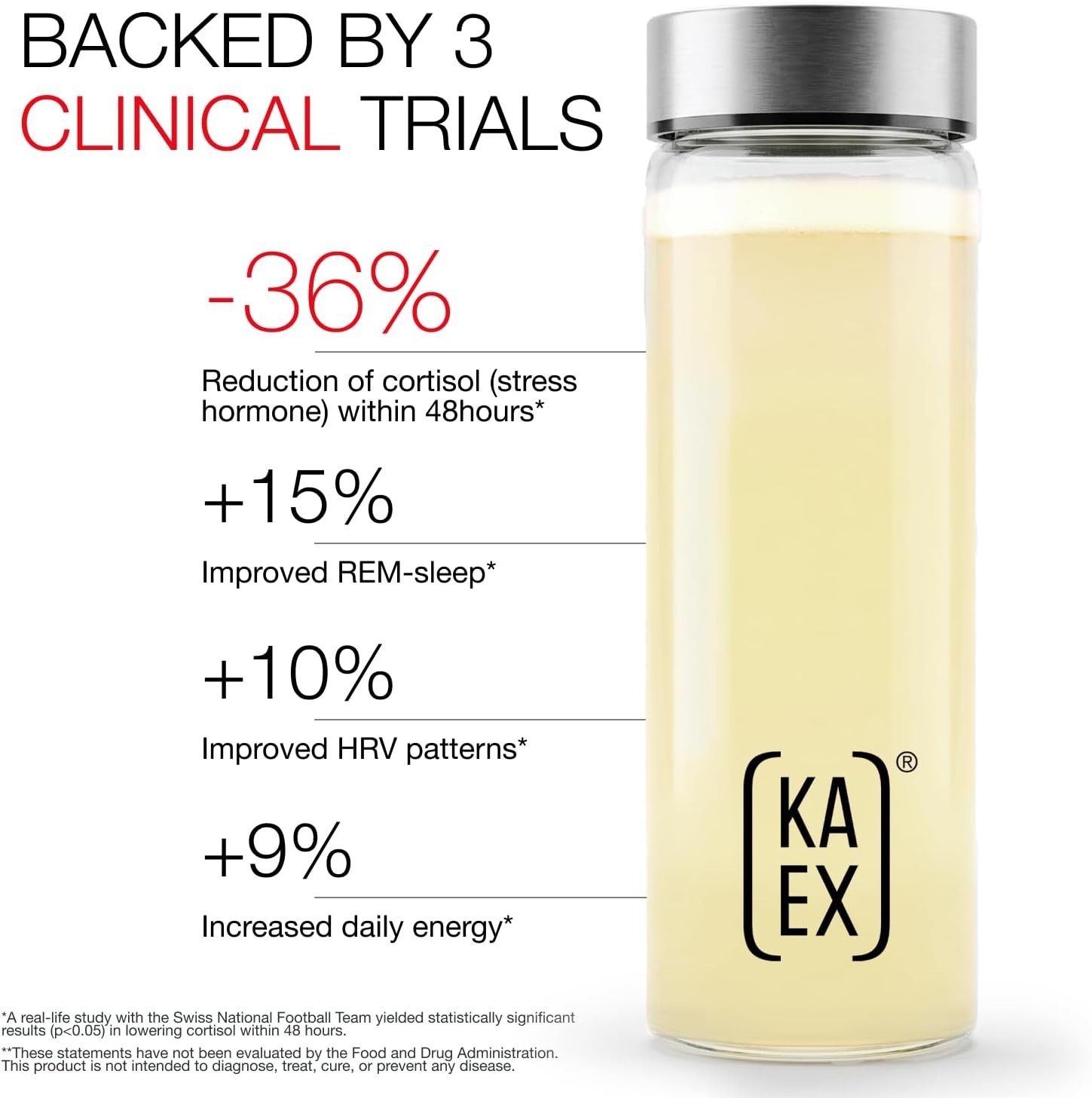 KA EX Cortisol Stress Reducer+ Powder 3-Pack Post-Workout Recovery Electrolyte