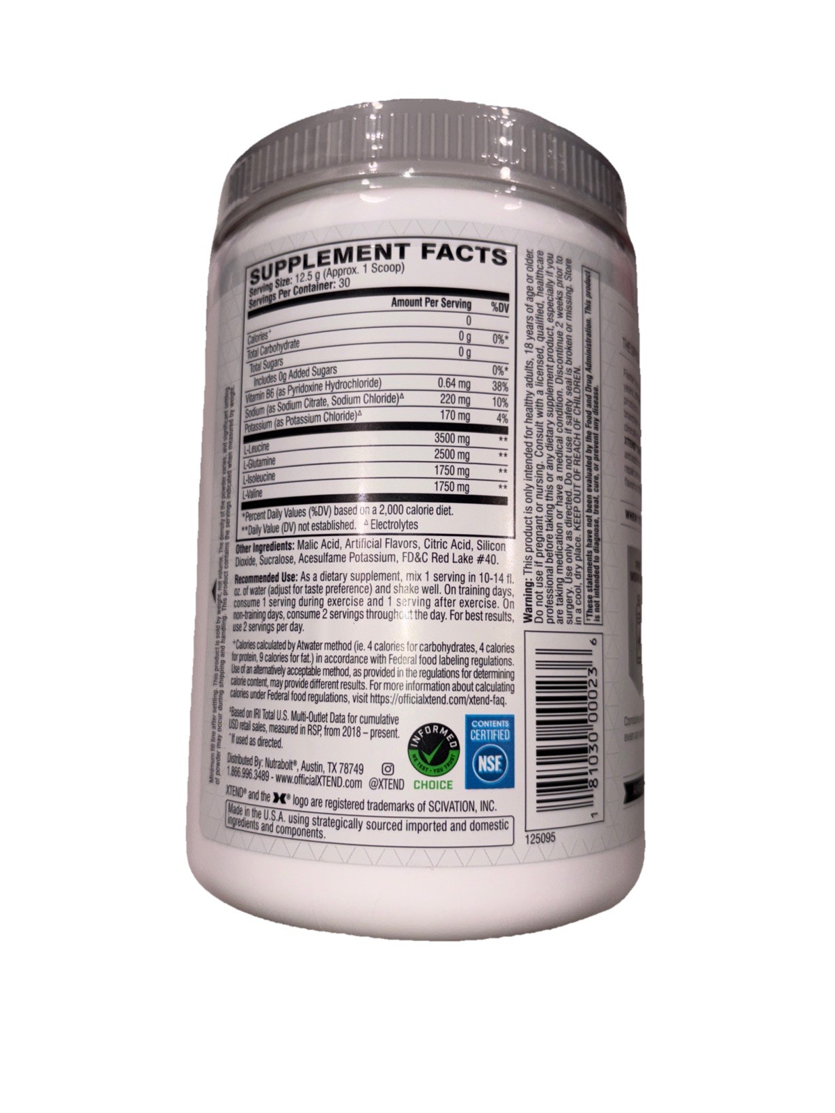 Watermelon Explosion BCAA Powder – Sugar-Free Post-Workout Recovery Drink -30 Se
