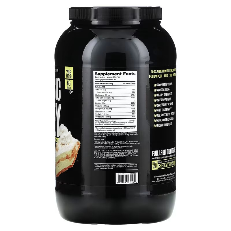 CLASSIC WHEY BY NUTRABIO 5LB BANANA CREAM PIE