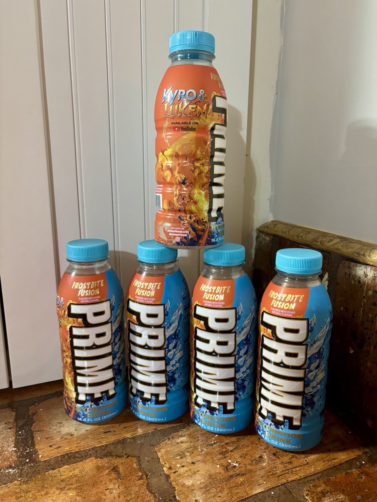 5 New Prime Hydration Frostbite Fusion Anime Kyro & Liken Limited Edition Sealed