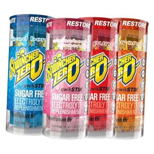 Qwik Stik, Sugar Free, Assorted Flavors, .11oz 0.11 Ounce (Pack of 200)