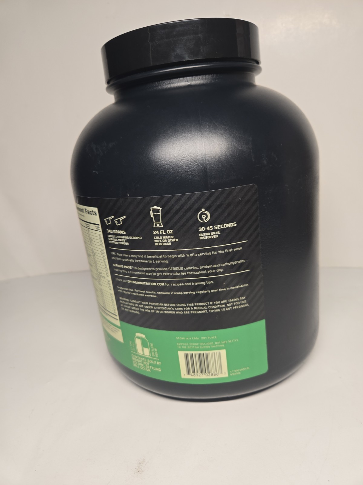 Optimum Nutrition Serious Mass High Protein Muscle BuildingBanana 6 Lbs Exp 5/27