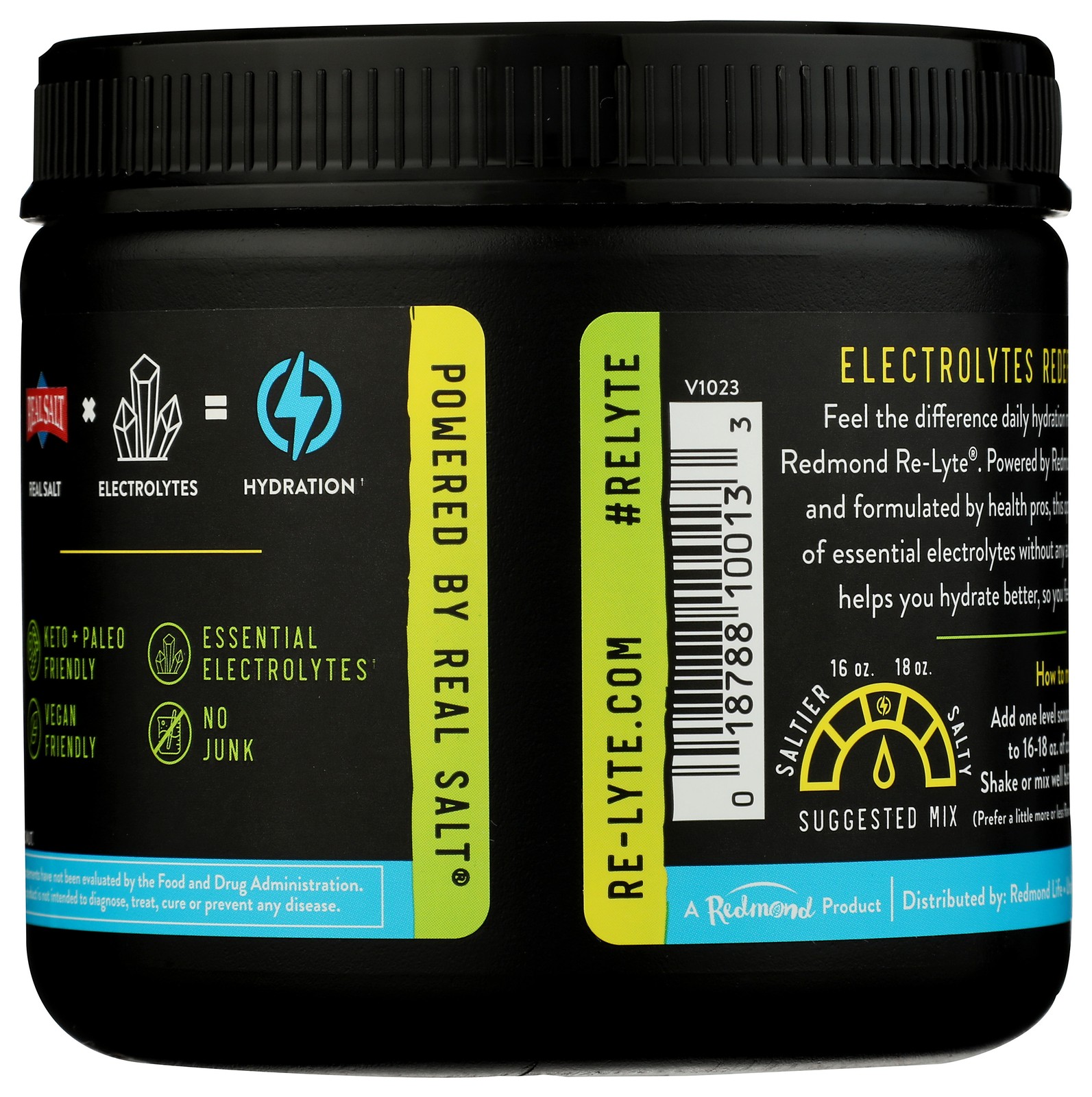 Re-Lyte Lemon Lime Electrolyte Hydration Supplement 60 Servings 6 Pack
