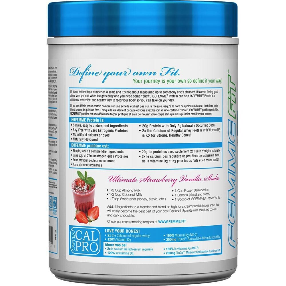 QTY: 2), ISOFEMME WOMEN Protein French Vanilla Powder 434 g