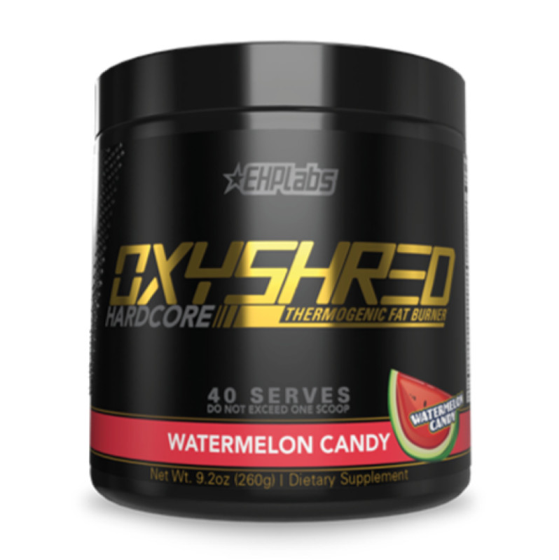 EHP LABS Oxyshred Hardcore Watermelon Candy 40 Servings 248 g 1621276494