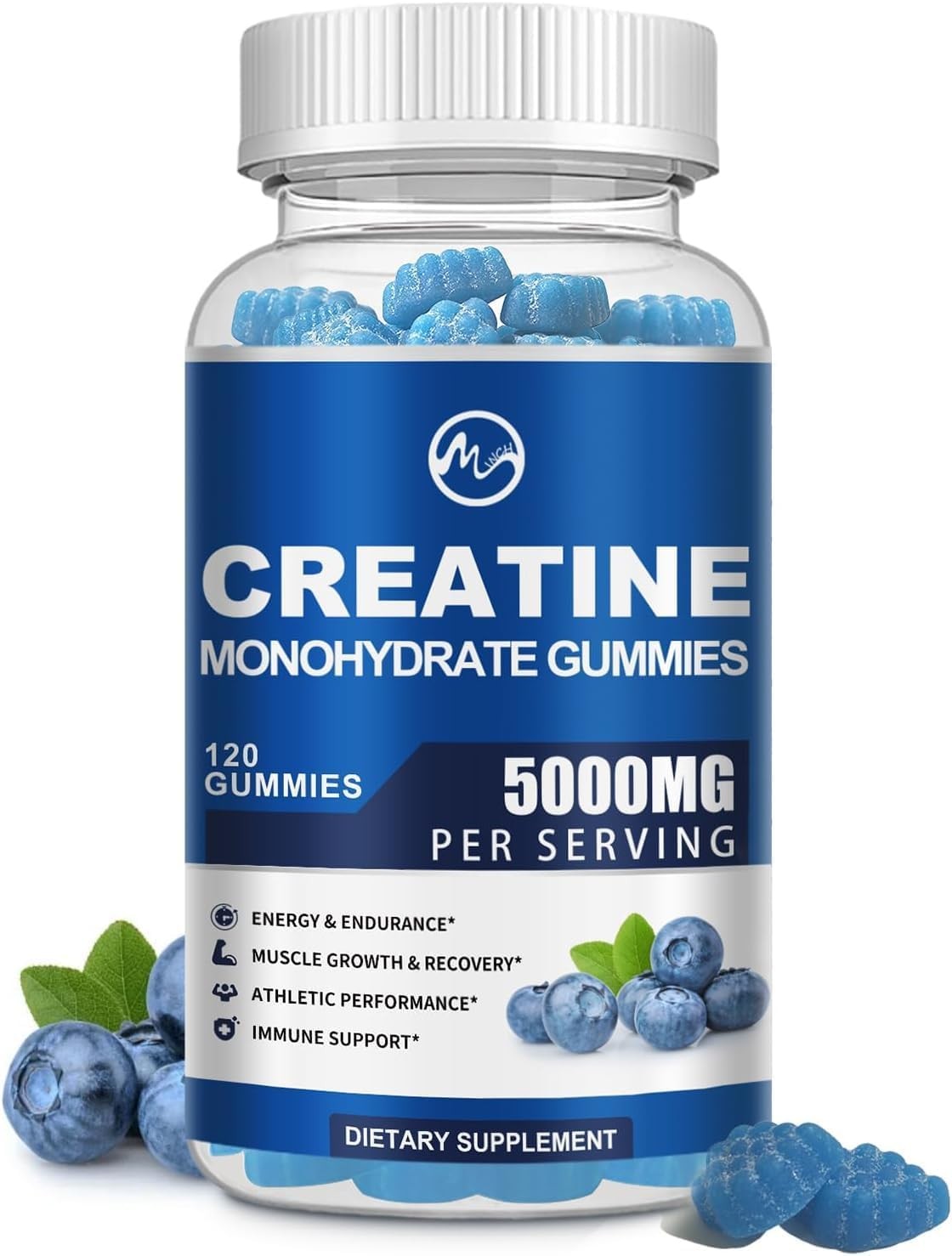 Creatine Monohydrate Muscle Gain 5000mg Per Serv Ship in USA