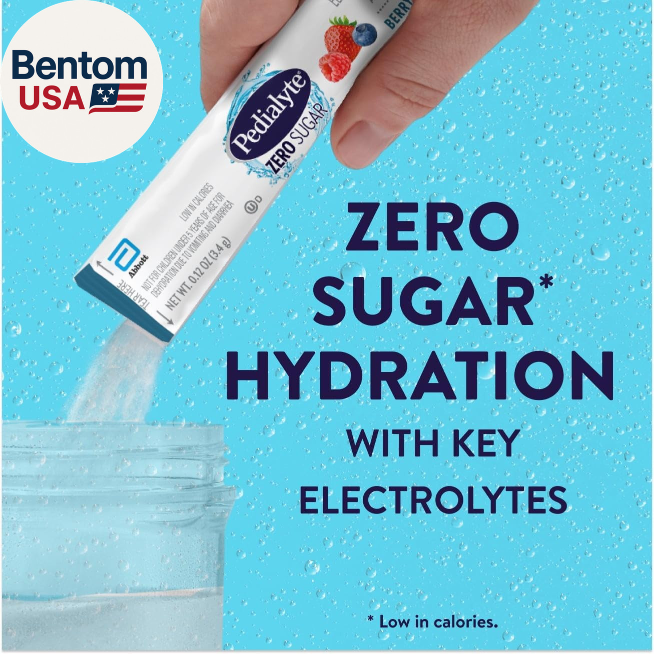Electrolyte Drink Mix with Zero Sugar | Hydration with Key Electrolytes | Great