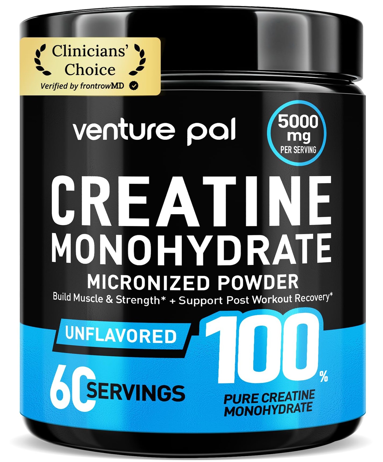 Venture Pal 100% Pure Micronized Creatine Monohydrate Powder, Pack of 1