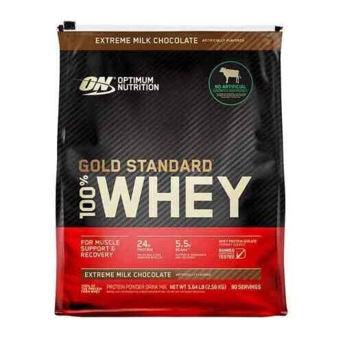 Optimum Nutrition Gold Standard 100% Whey Protein Powder, Extreme Milk Chocolate
