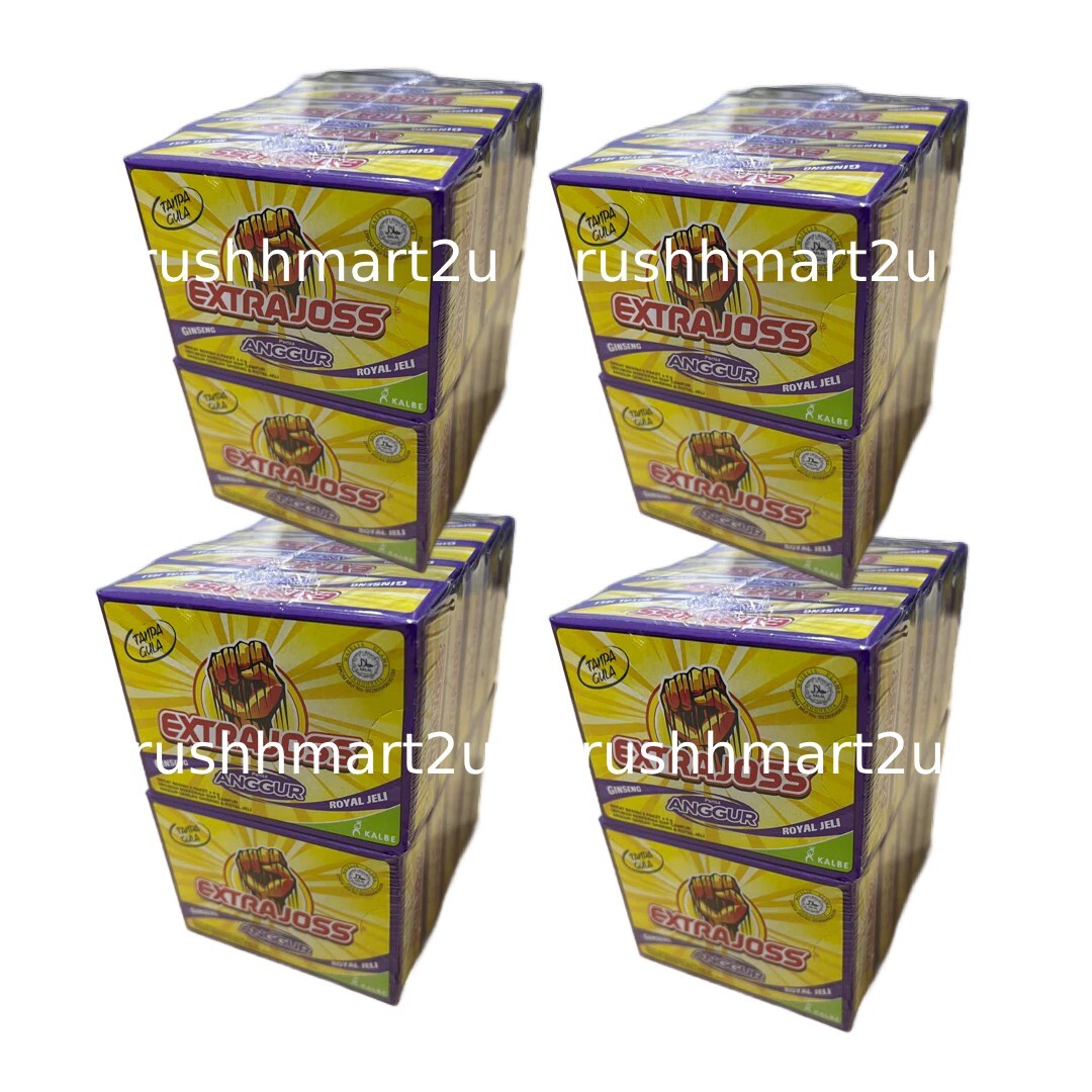 EXTRA JOSS Grape Flavor 40 Box (240 Sachets) Energy Drink Powder EXPRESS SHIP