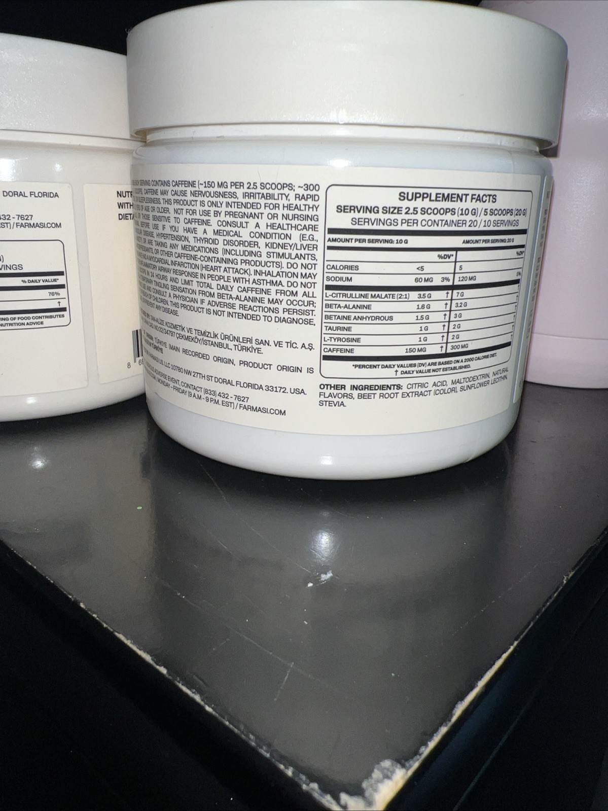 Creatine And Pre Workout Powder Vegan Farmasi