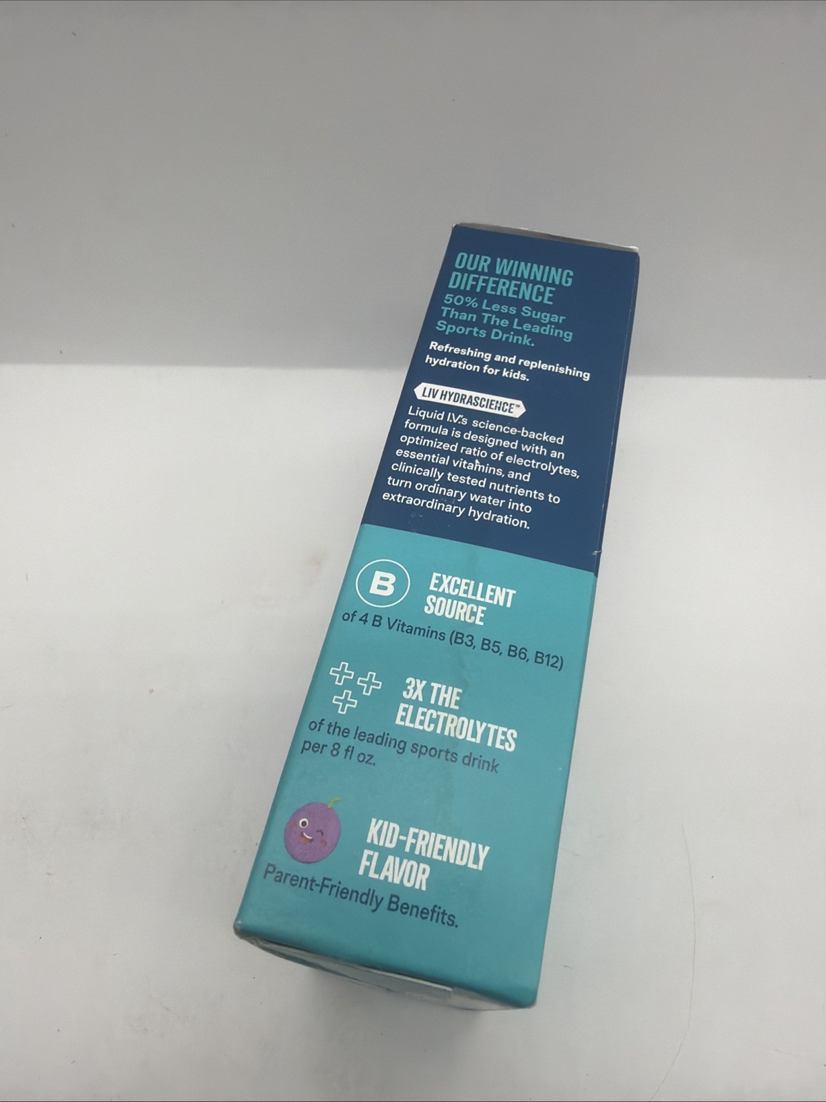 Liquid I.V. Hydration Multiplier Electrolyte Drink Mix Kid Grape 8 COMBINESHIP