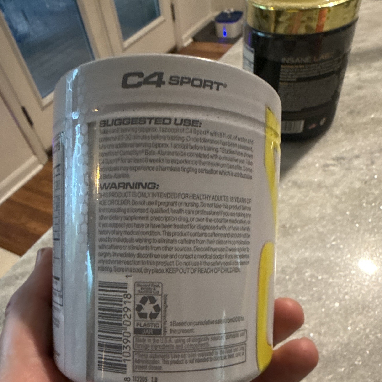 C4 Sport Pre-Workout Powder Fruit Punch 30 Servings NSF Creatine 7.4 oz