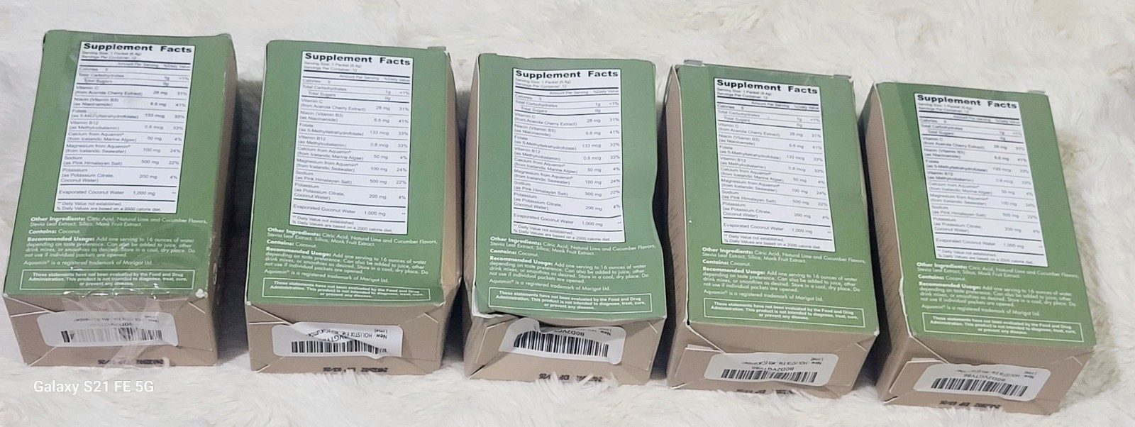 (5) Holistix Electrolyte Powder Cucumber Lime Zero Sugar Hydration Drink 3/26✍️✍
