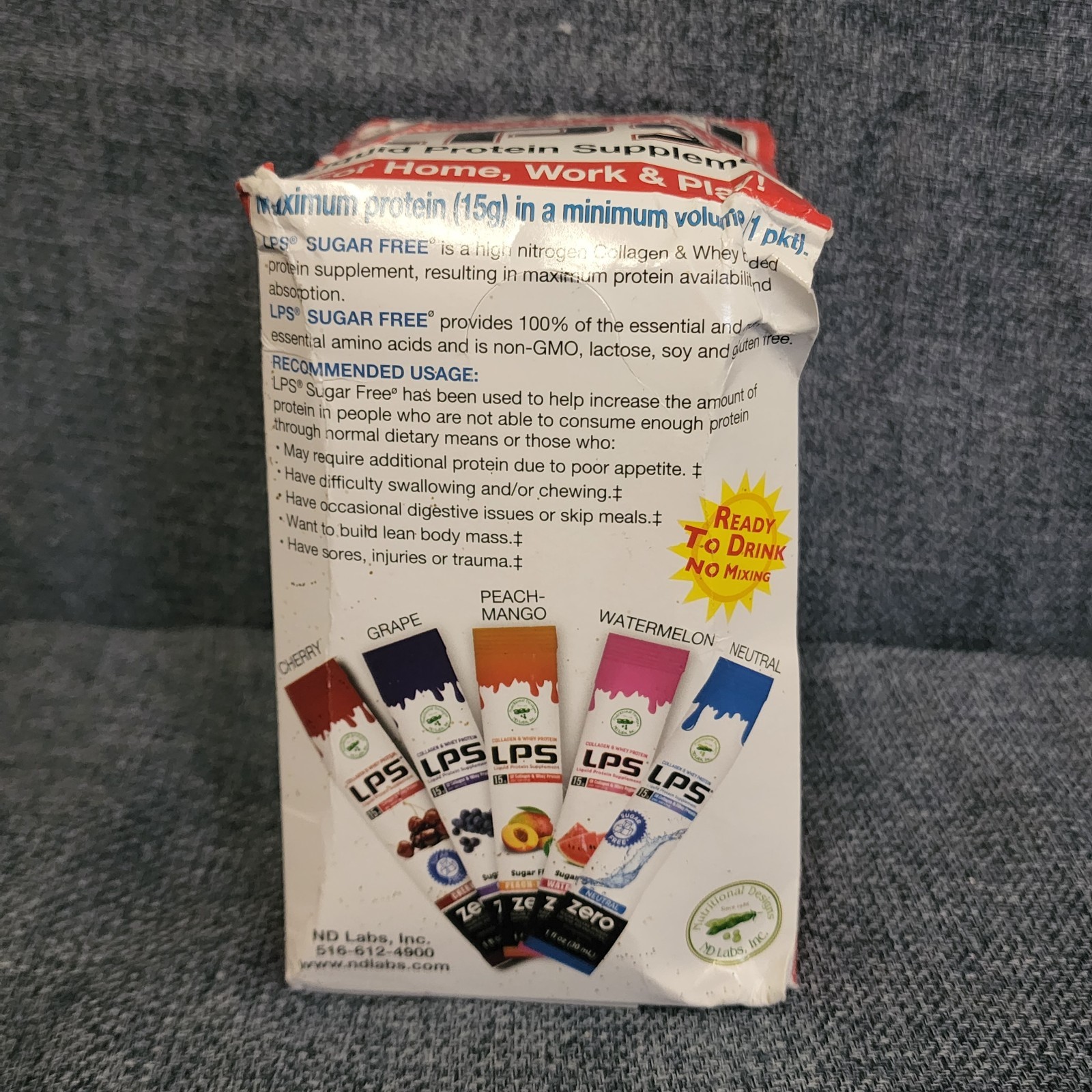 LPS Collagen & Whey On to go 15g Protein 30 Packets Ready to Drink EXP:06/25