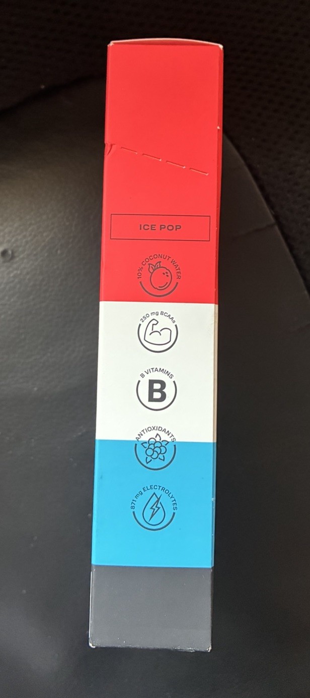 PRIME Hydration+ Electrolyte Powder Sticks Ice Pop Zero Added Sugar 6 Sticks
