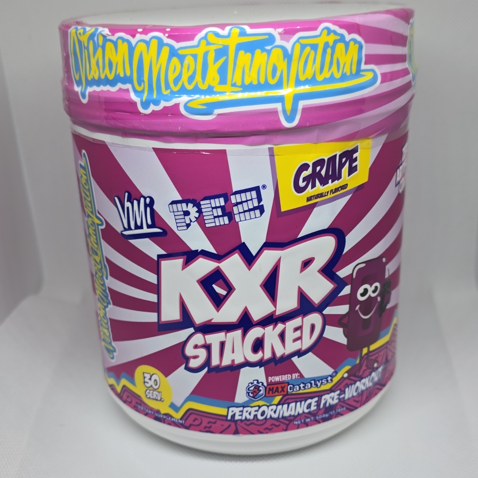 VMI Sports PEZ KXR Performance Pre-Workout Grape 504g L-Citrulline, Caffeine