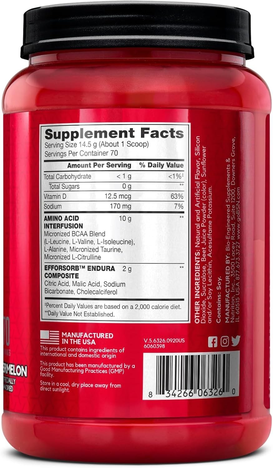 Amino X BCAA Powder Watermelon Flavor