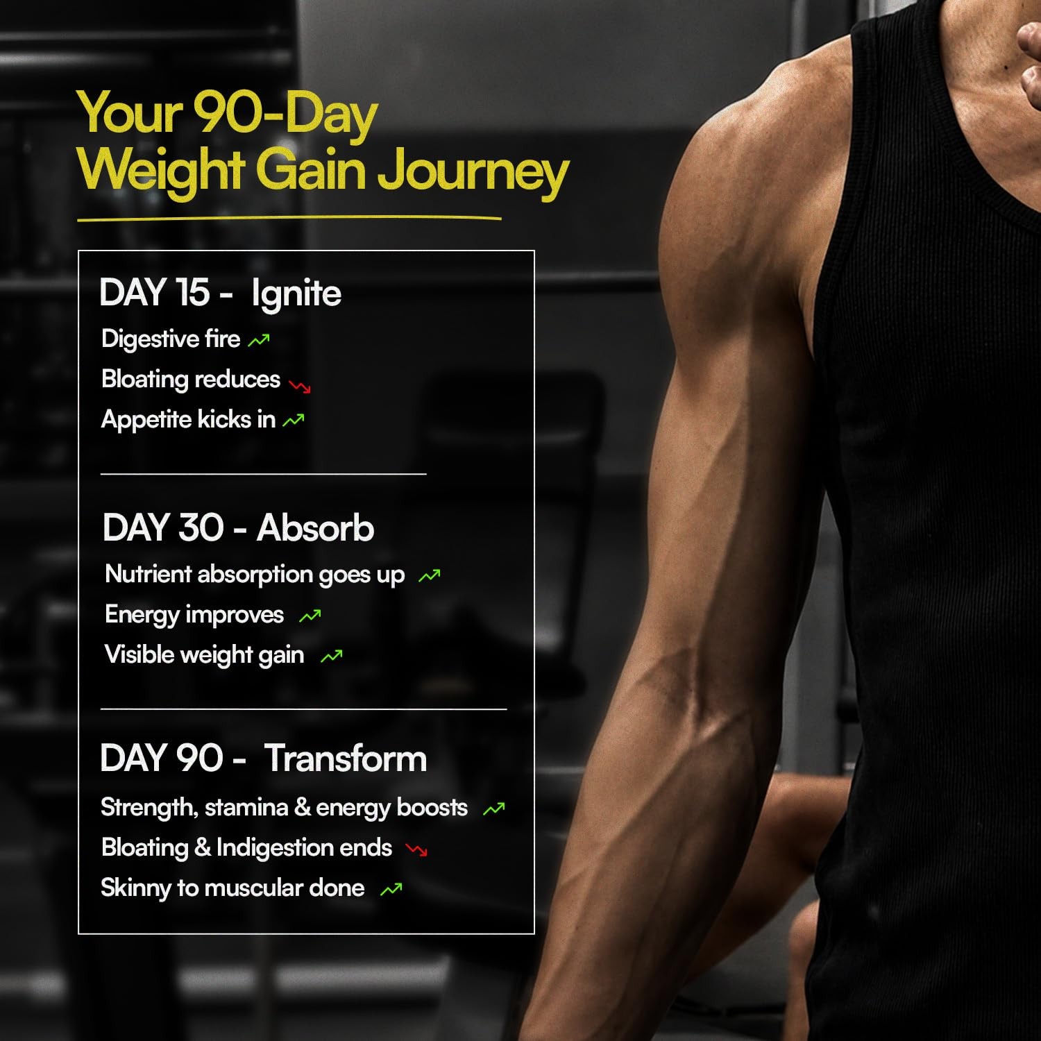 Ayuvya i-Gain+ Weight Gain Support Combo Appetite Booster