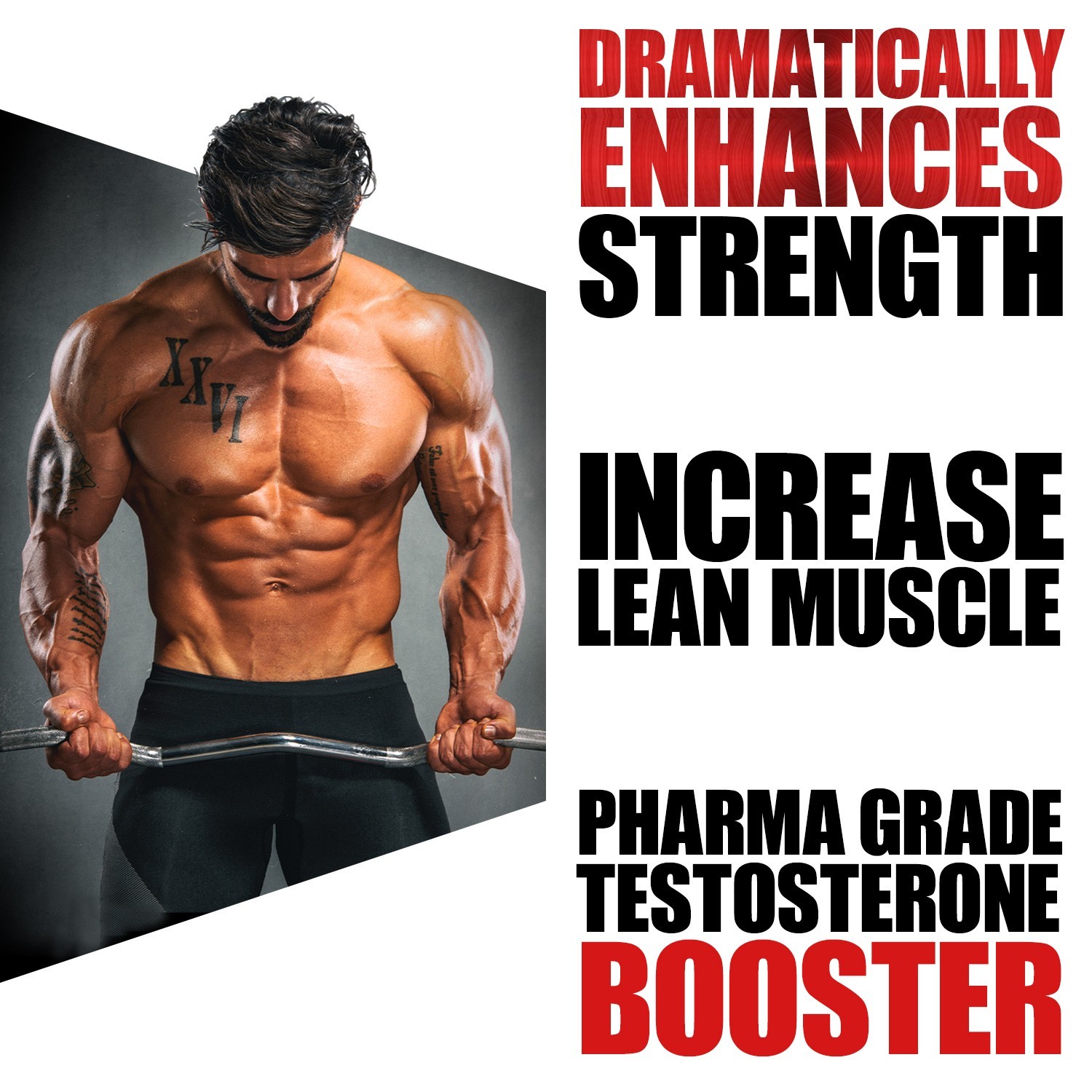 LA MUSCLE Testo 250 – The strongest Tribulus Terrestris Testo Booster