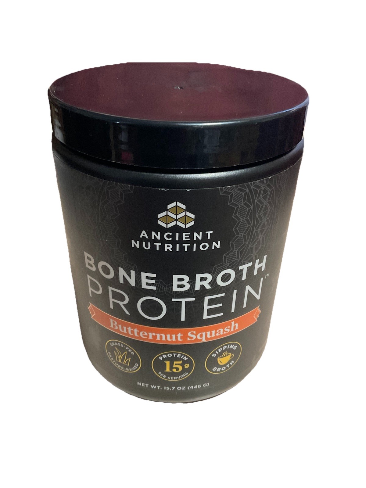 Ancient Nutrition Bone Broth Protein Butternut Squash Flavor Sipping Broth