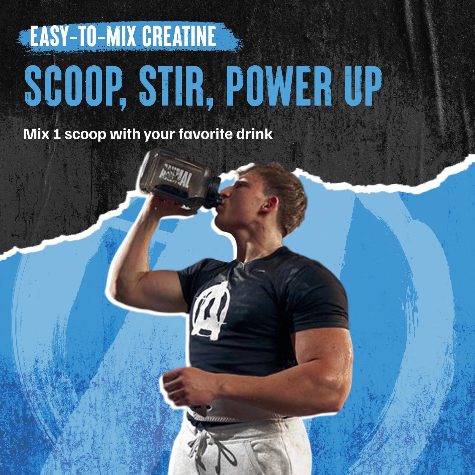 Animal Creatine Monohydrate Powder – 300g (Pack of 1), Unflavored