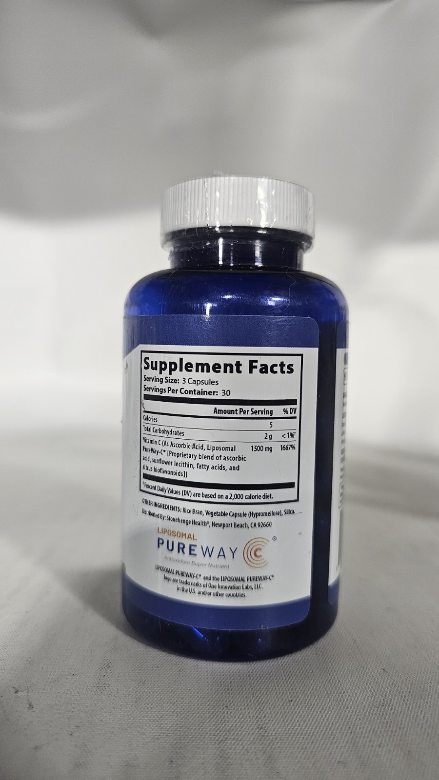 Liposomal Vitamin C 1500mg – 90 Capsules – Exp:08/2026