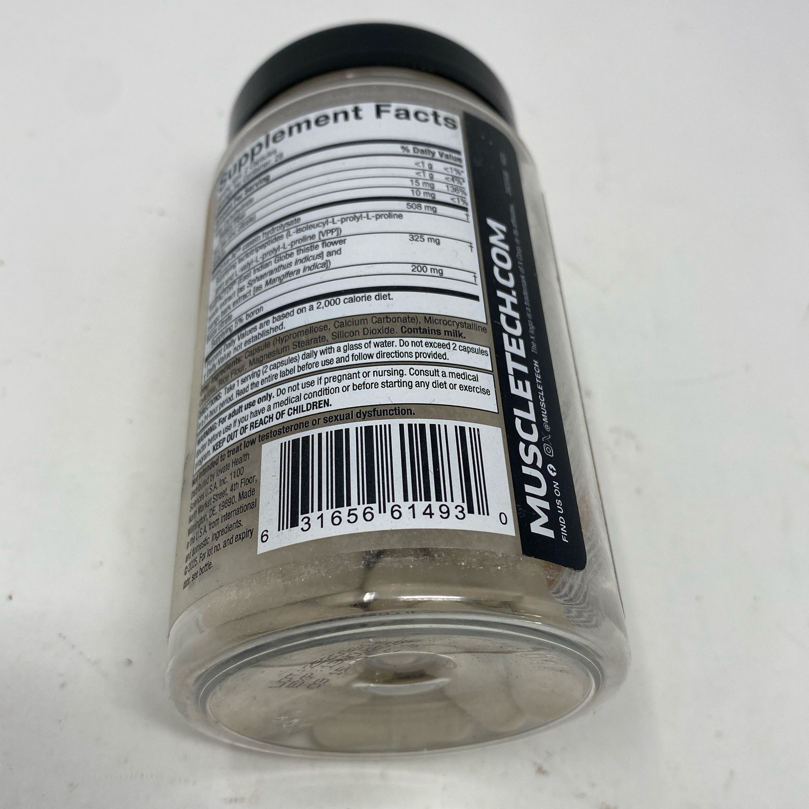 MuscleTech Test Peptide T10 Testosterone Booster, 56 Capsules