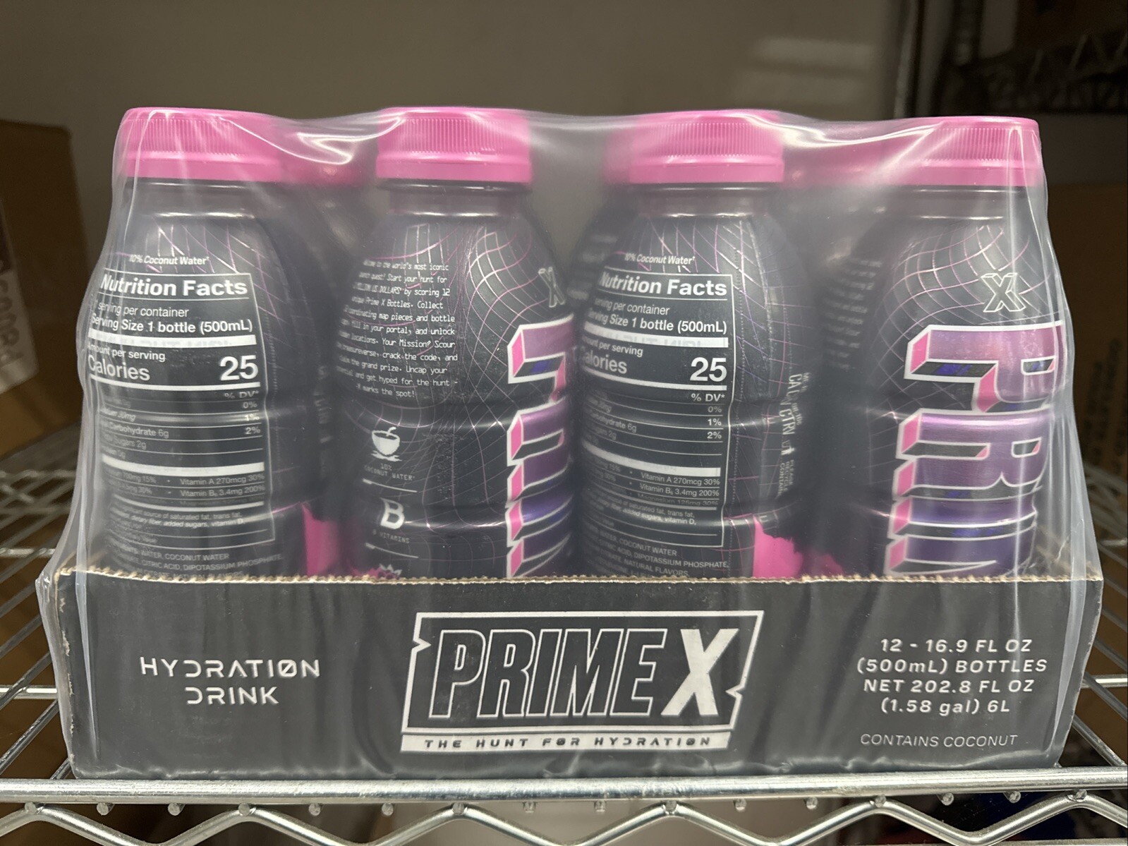 PRIME HYDRATION Drink (16.9oz) Sealed Case – X