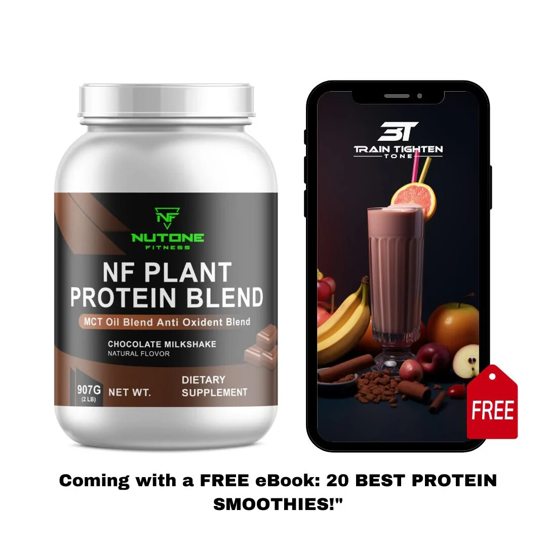NF Plant Protein Blend, Vegan Protein Powder, No Artificial Sweeteners or Flavor