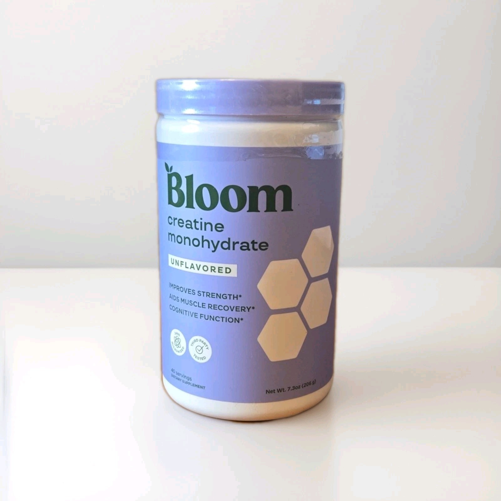 Bloom Nutrition Creatine Monohydrate Powder-unflavored-Micronized Creatine 02/27