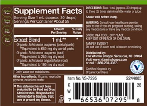 Organic Liquid Echinacea – Promotes Immune Health – Alcohol-Free (2 fl. oz.)