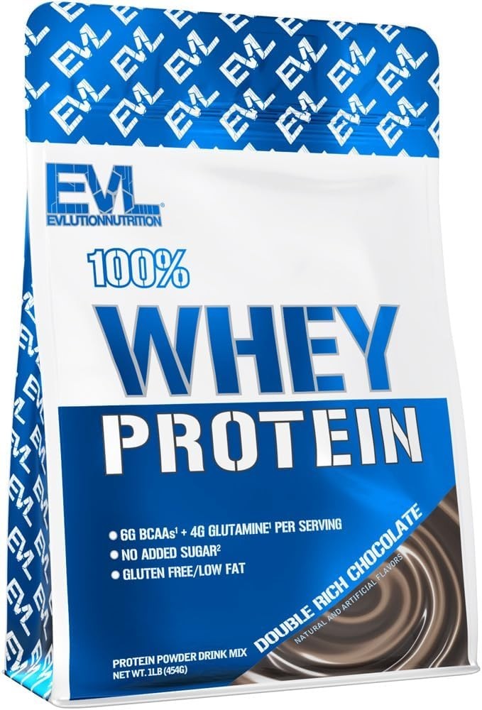 High-Quality 100% Whey Protein – 25g Protein, 6g BCAAs – Double Rich Chocolate