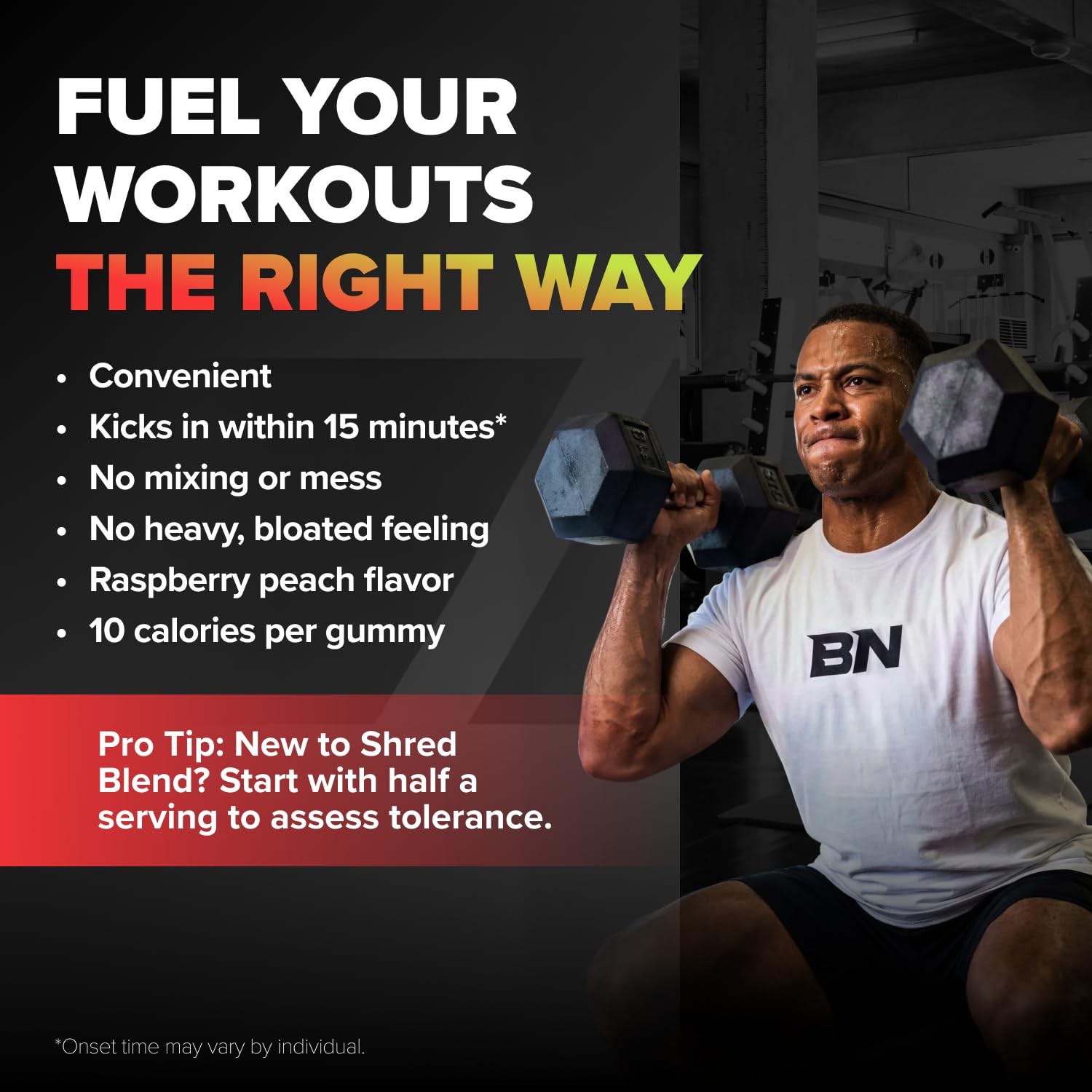 Bounce Pro Shred Blend Pre Workout 50 Vegan Caffeine For Energy 50 Count Pack