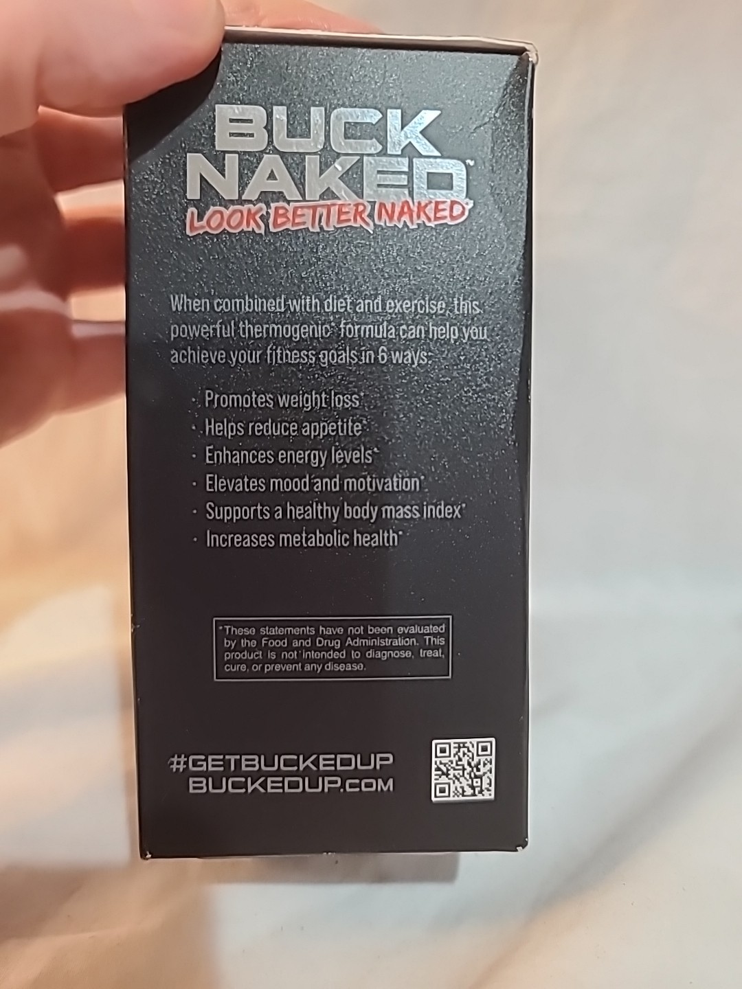 Bucked Up BUCK NAKED Weight Loss Management 90 Caps Exp 7/27
