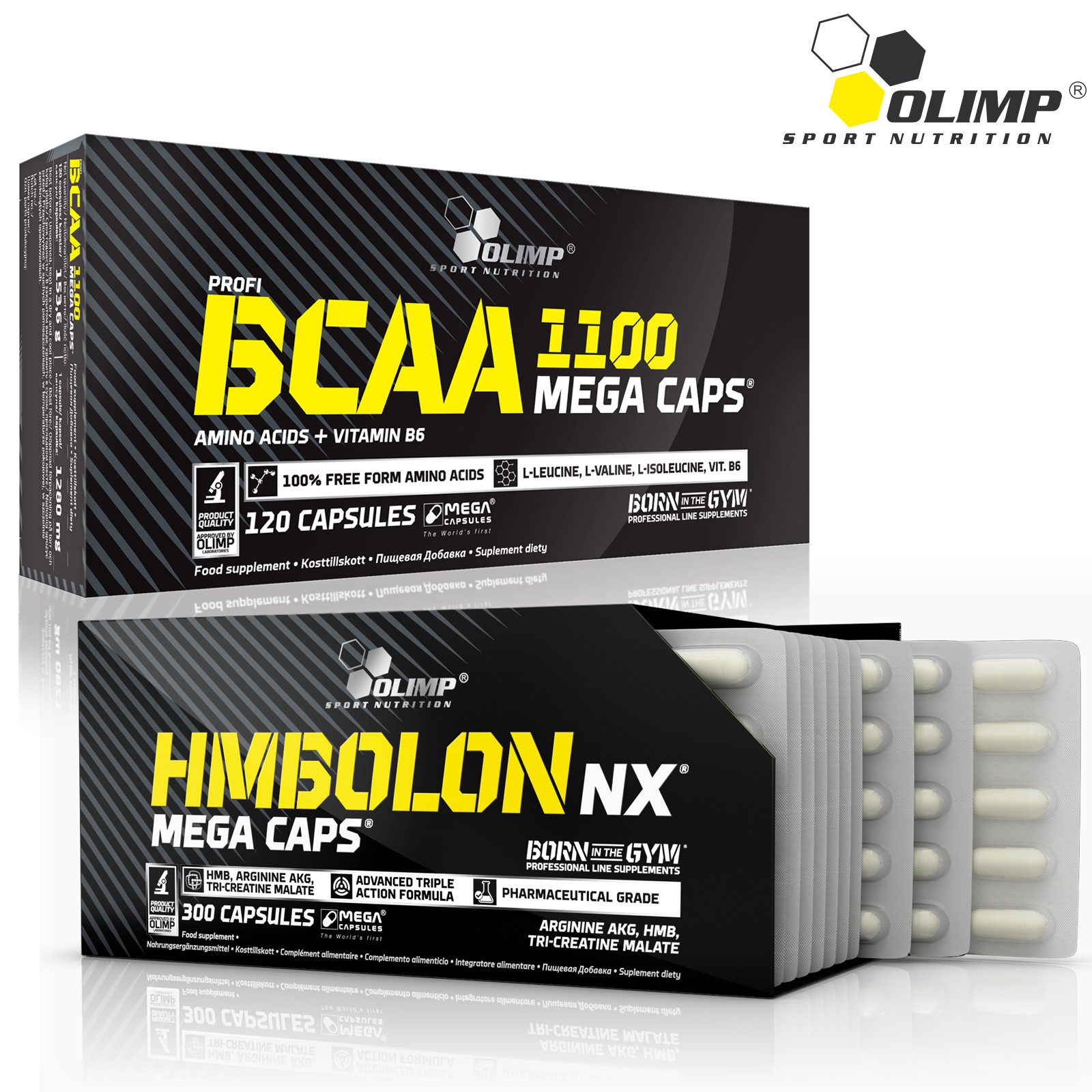 BCAA AMINO ACIDS + HMBOLON – HMB CREATINE ARGININE Anabolic Muscle Builder Pills