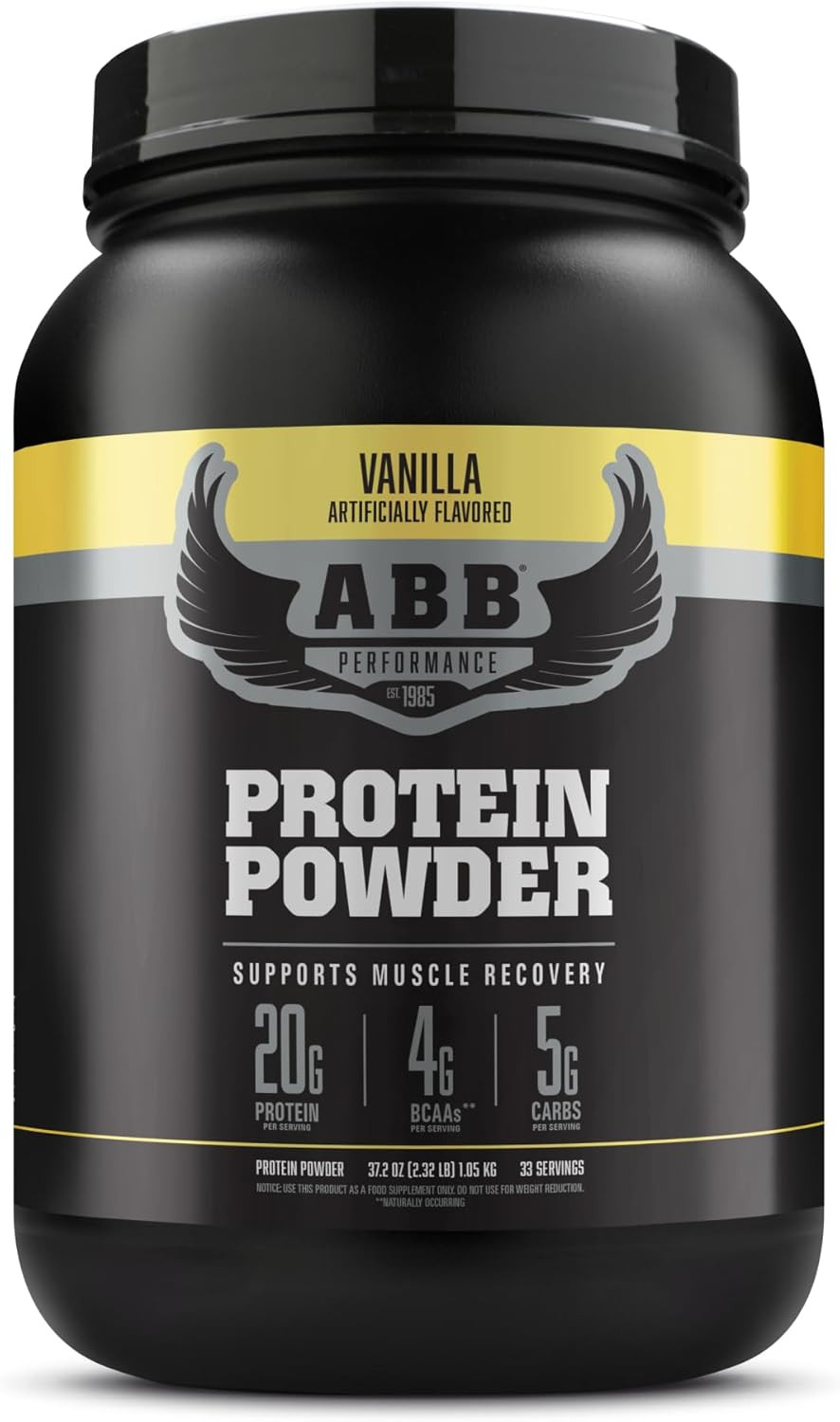 American Body Building (ABB) Pure Pro Protein Powder, Vanilla, 33 Servings