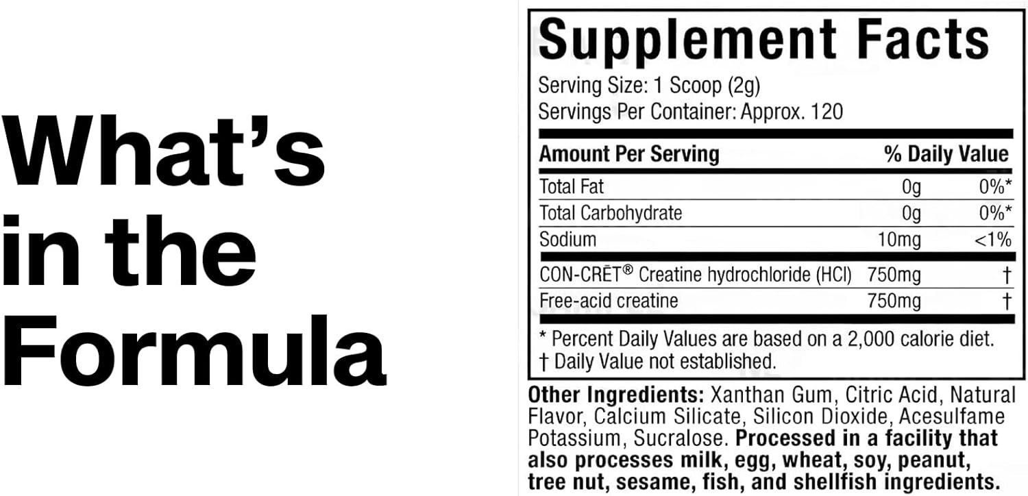 Cell-Tech Creactor Creatine Hcl Powder | Post Workout Muscle Builder for Men & W