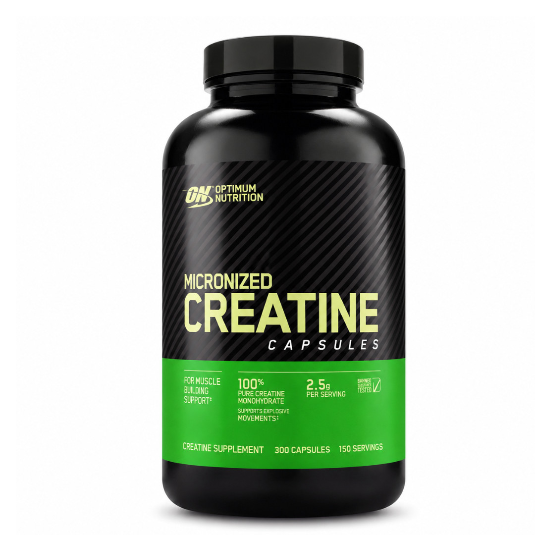 Optimum Nutrition 100% Pure Micronized 2500mg Creatine Monohydrate 300 Capsules