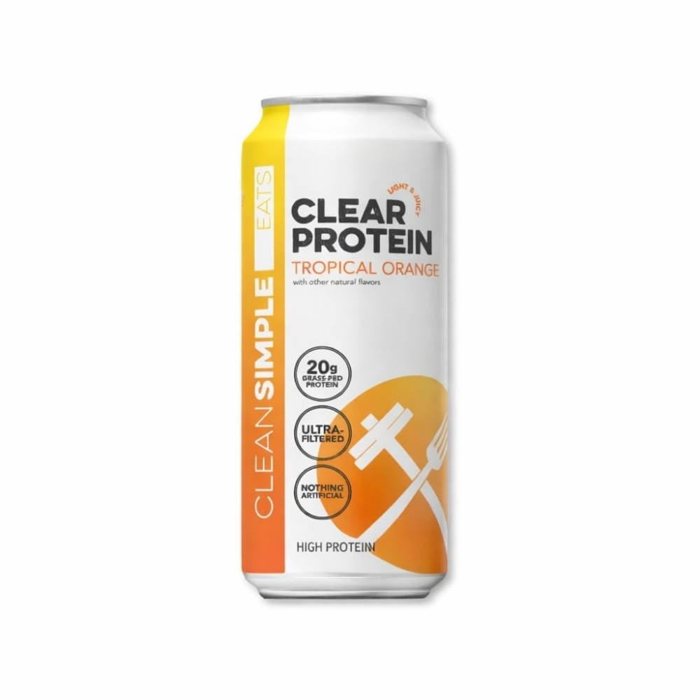 Clear Protein Water, 20G Grass Fed Whey Protein, Ultra Filtered, Light & Refresh