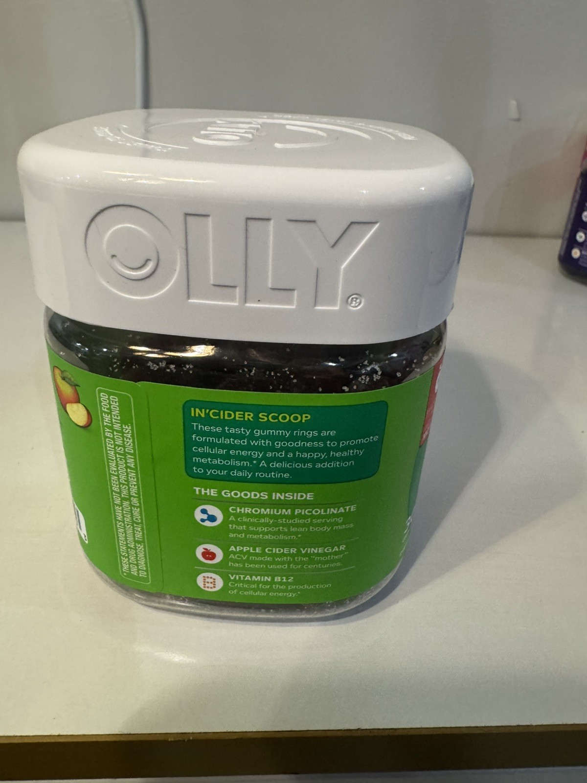 Olly Gummy Rings Metabolism Apple Cider Vinegar, 30 Count